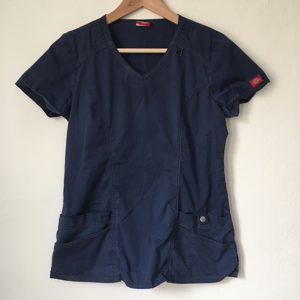 Dickies Gen Flex Scrubs Set Navy Blue Small
